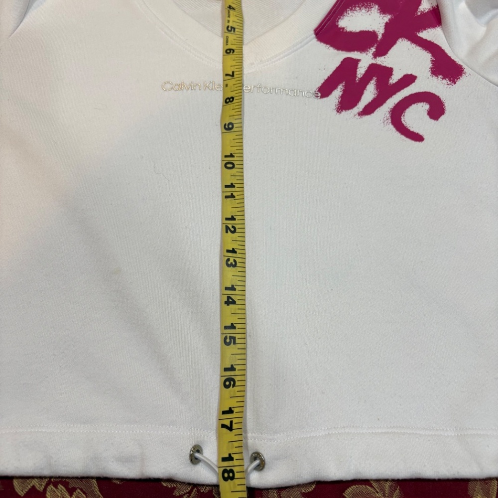 Calvin Klein Performance Crop Sweat Top Women's S - Picture 11 of 16